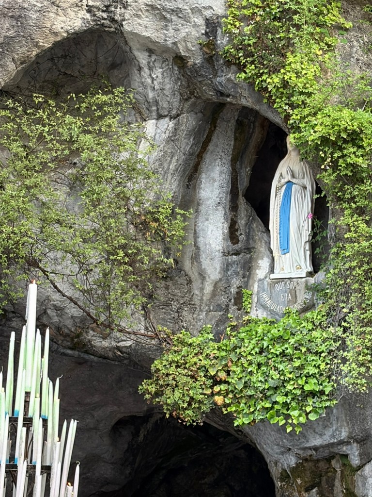 The Grotto at the Sanctuary of Our Lady of Lourdes (France)